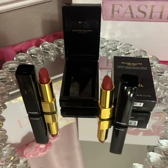 Host pick!♥️Chanel Rouge Allure Velvet Limited Edition Set of 2 - Picture 6 of 11